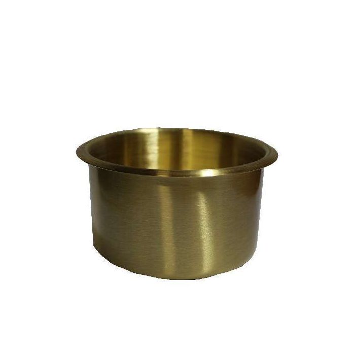 Jumbo size Cup Holder BRASS for Poker or Blackjack Table