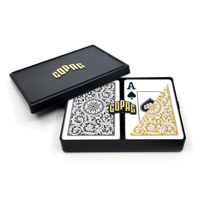 Copag Playing Cards Elite Bridge Black/Gold Jumbo Index