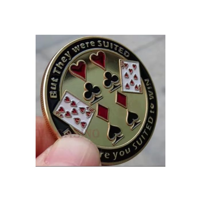Poker Protector Card Guard Cover in Capsule :  But They Were Suited