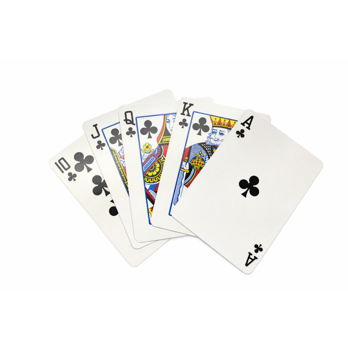CHOPPER Playing Cards 100% Plastic Regular Index Value 4 - Pack