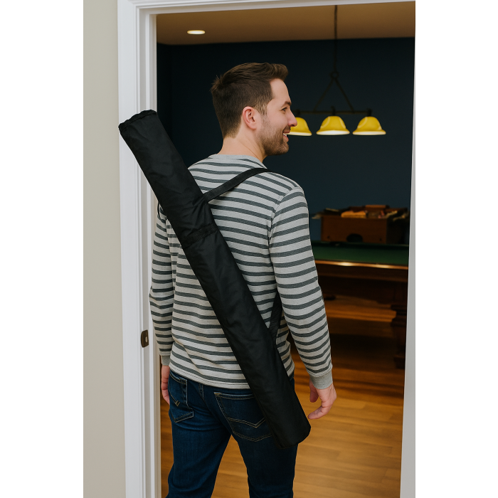 Roll Out Rubber Foam Table Top - New Black Design  BlackJack