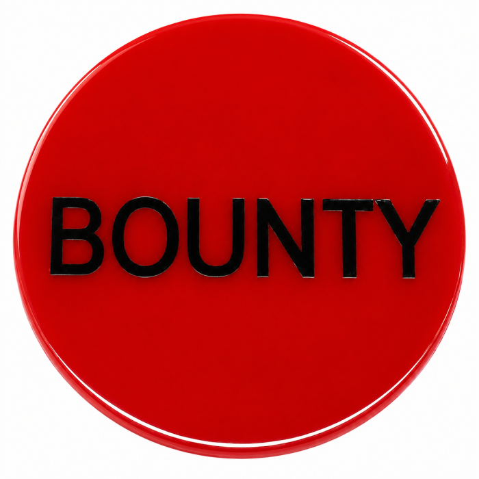 50mm 2-inch Plastic Bounty Chips for Poker Tournaments