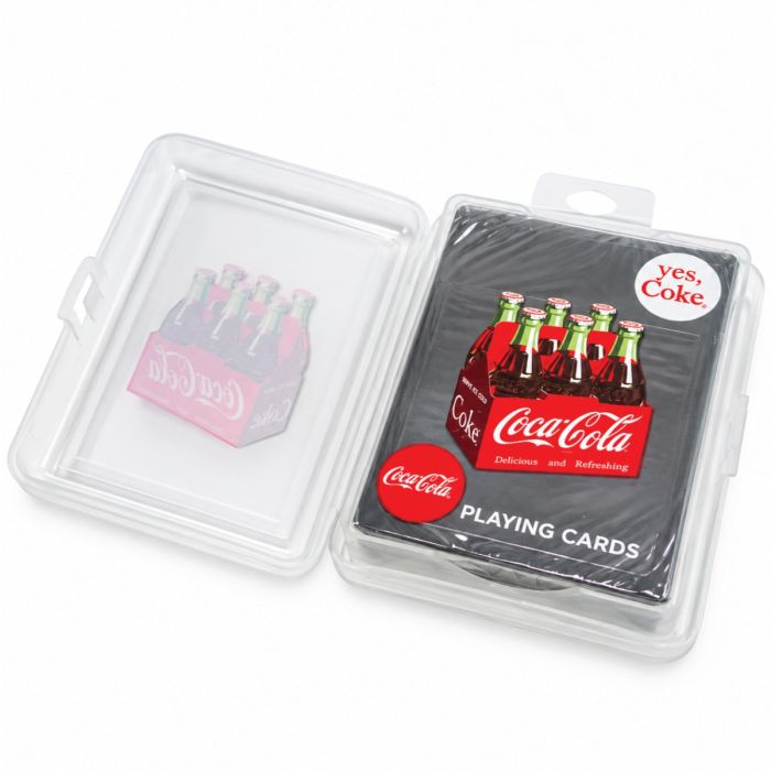 Bicycle Coca-Cola Clear Plastic Playing Cards – 6 Decks Clearance