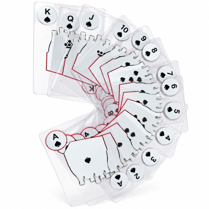 Bicycle Coca-Cola Clear Plastic Playing Cards – 6 Decks Clearance