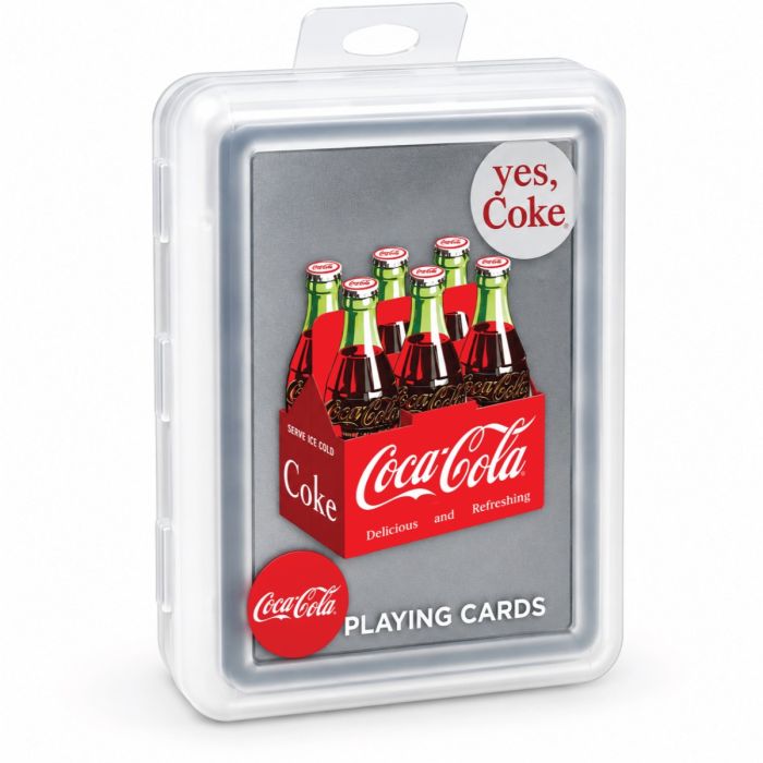 Bicycle Coca-Cola Clear Plastic Playing Cards – 6 Decks Clearance