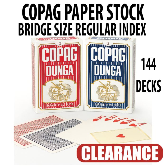 Copag Dunga Bridge Size Paper Playing Cards – 144 Decks 