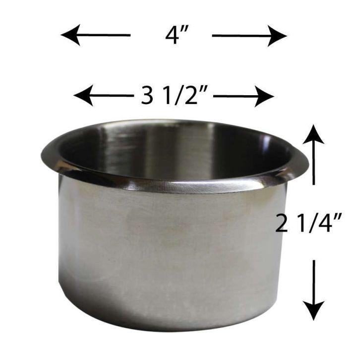 Stainless Steel Jumbo size Cup Holder Pack of 10