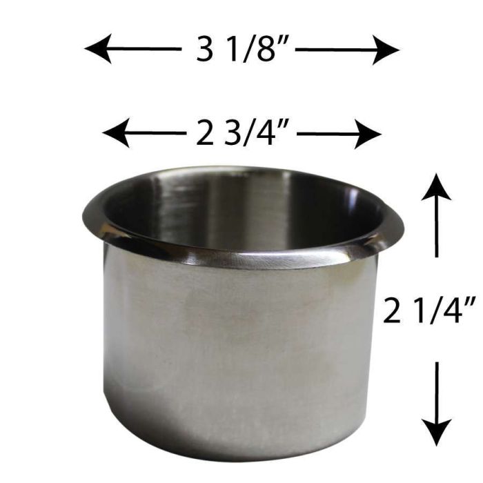 Stainless Steel Standard size Cup Holder Pack of 10