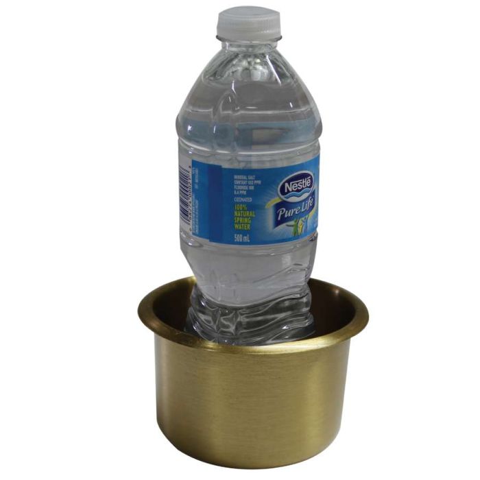 Jumbo size Cup Holder BRASS for Poker or Blackjack Table