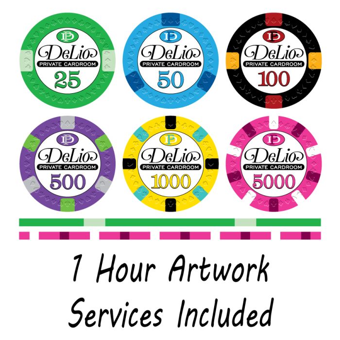 Custom Ceramic Poker Chips 10g Chips : 1000 chips