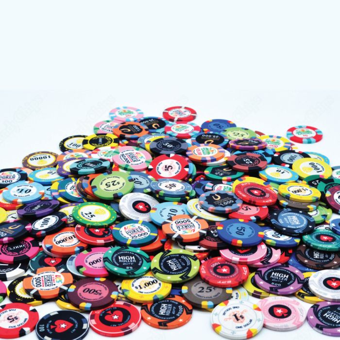 Custom Ceramic Poker Chips 10g Chips : 1000 chips