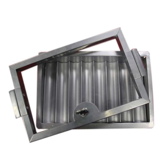 Poker Dealers Tray : 400 tray METAL w/ Cover & Lock