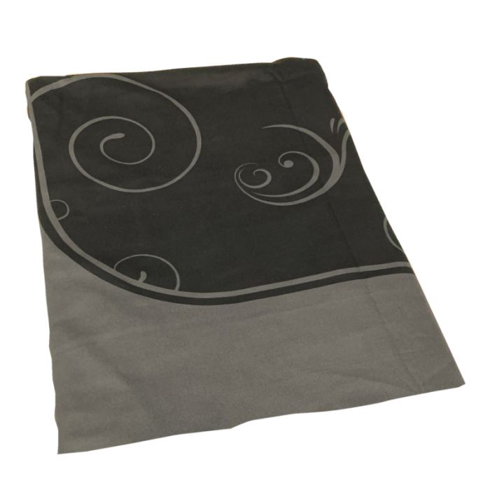 Dye Sublimation Casino Poker Table Cloth - BLACK GRAND Design for 9 x 4 foot table 