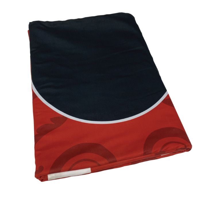 Dye Sublimation Casino Poker Table Cloth - RED ELITE Design for 8 x 4 foot table 
