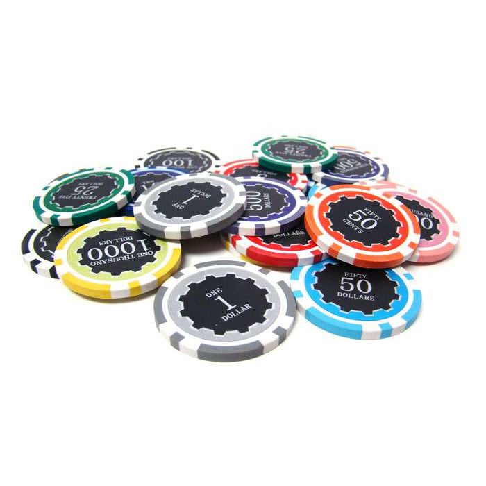 Eclipse Poker Chips 1000 W/ Acrylic Carrier with Racks