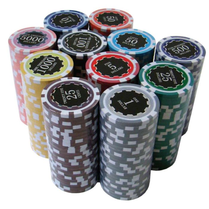 Eclipse Poker Chips 600 W/ Acrylic Carrier and Racks