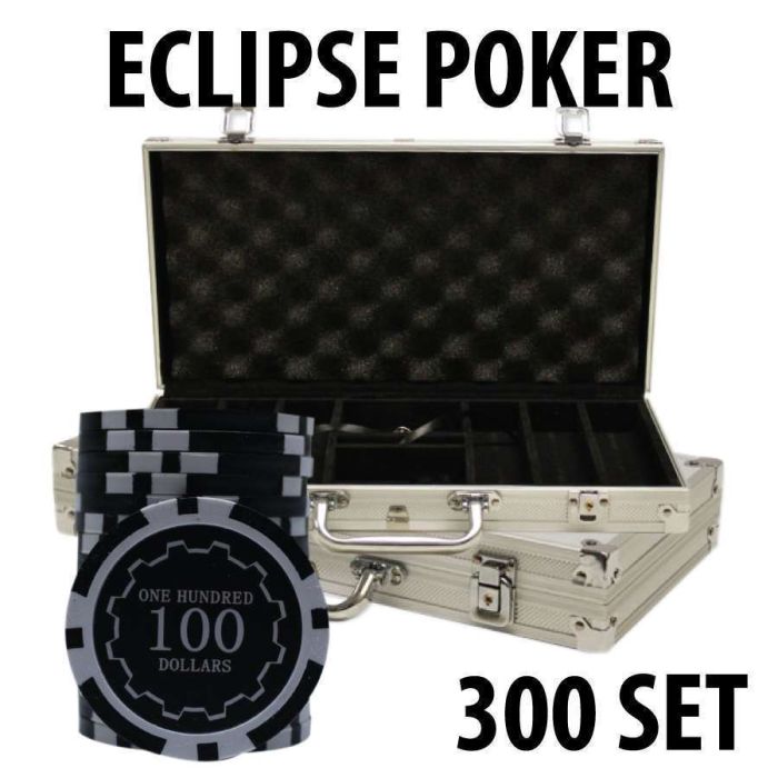 Eclipse Poker Chips 300 W/ Aluminum Case