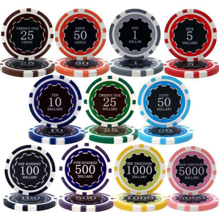 Eclipse Poker Chips 650 W/ Aluminum Case