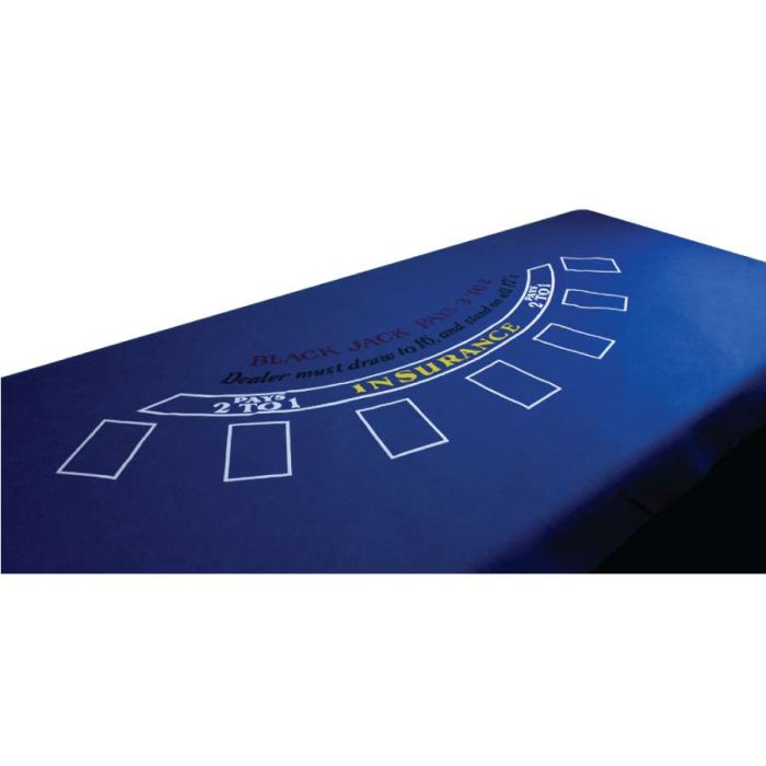 Blackjack Table Felt : Blue