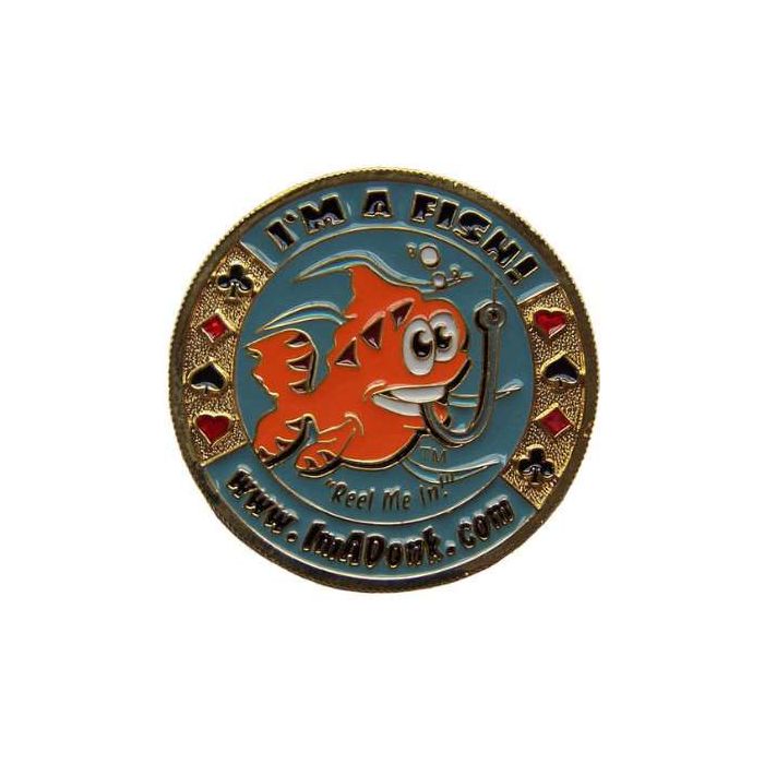 Poker Protector Card Guard Cover in Capsule :  I'm a Fish