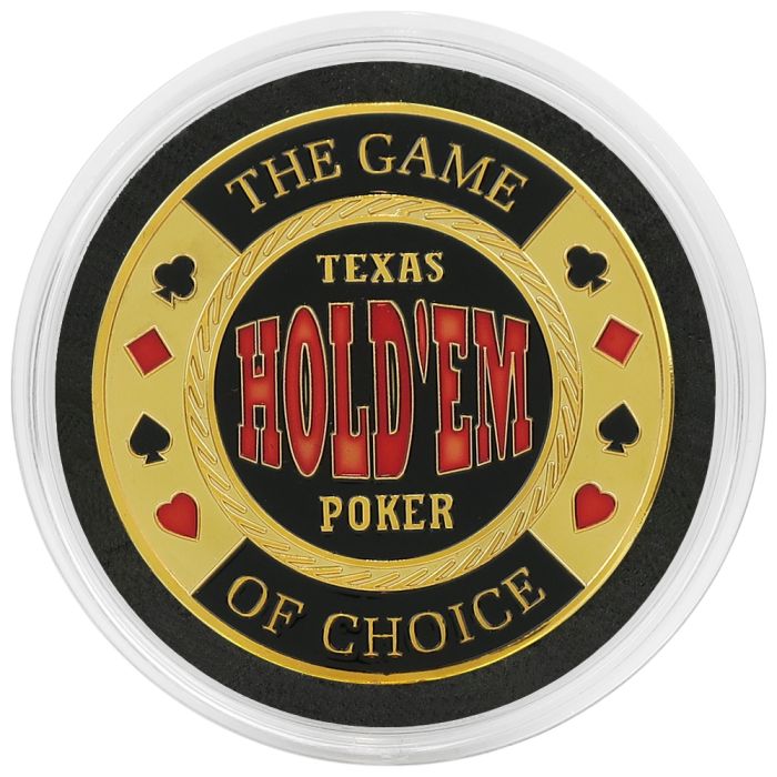 Poker Protector Card Guard Cover in Capsule :  Game of Choice Texas Holdem