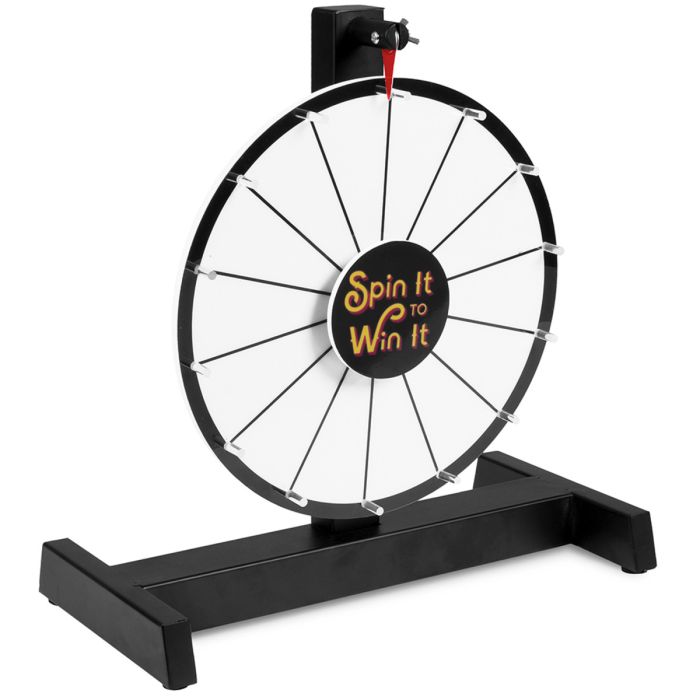 12 Inch Dry Erase White Prize Wheel Mid Grade Level 