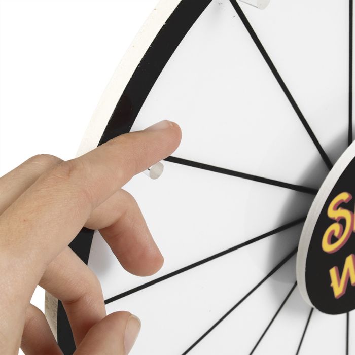 12 Inch Dry Erase White Prize Wheel Mid Grade Level 