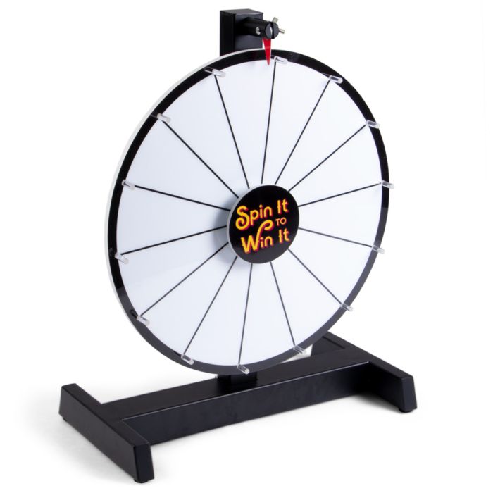 15 Inch Dry Erase White Prize Wheel Mid Grade Level 
