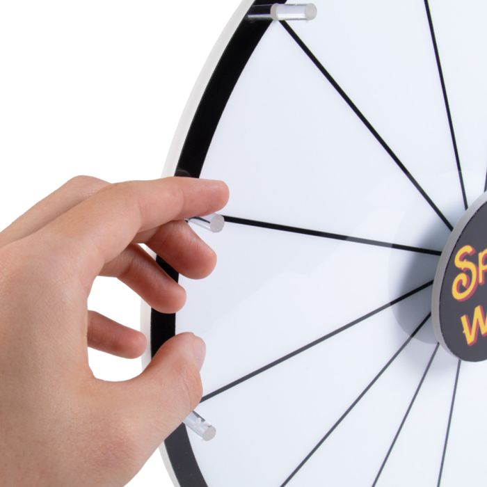 15 Inch Dry Erase White Prize Wheel Mid Grade Level 