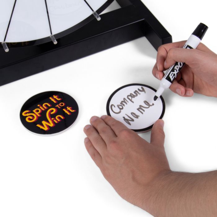 15 Inch Dry Erase White Prize Wheel Mid Grade Level 