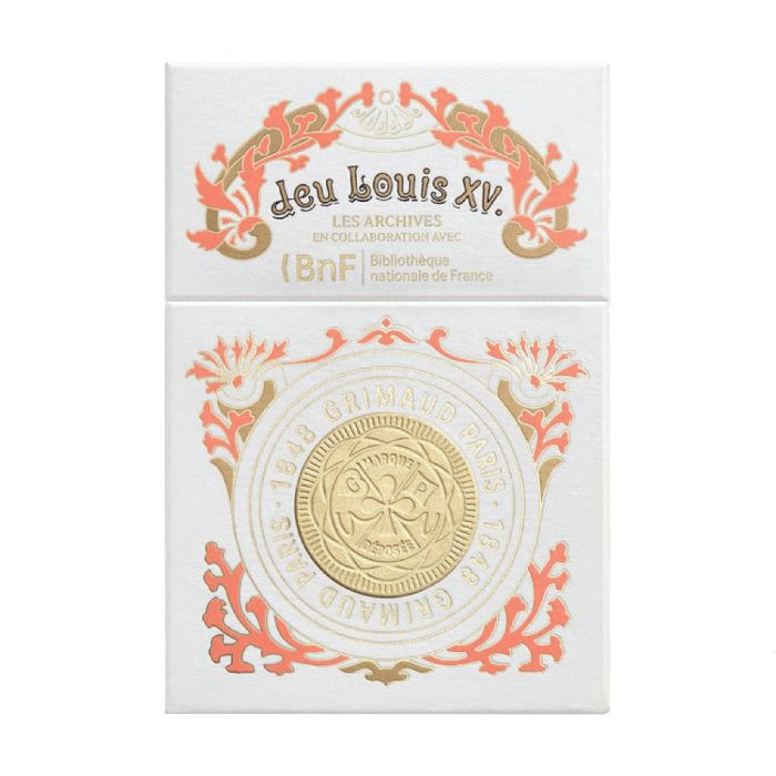 Grimaud Playing Cards Pack Jeu Louis XV °1504 : 1 decks of 54 cards : Coral Red