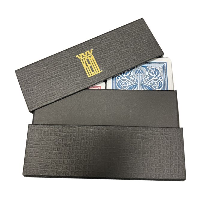 Kem Playing Cards Arrow Poker Wide Jumbo Black/Gold