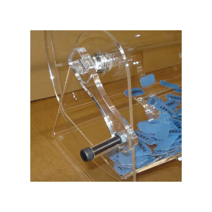 Raffle Drum ACRYLIC LARGE Holds up to 10,000 Tickets