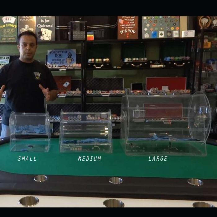Raffle Drum ACRYLIC MEDIUM Holders up to 5,000 Tickets