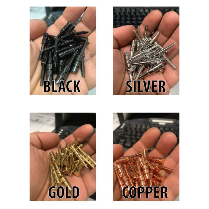 Square Top Cribbage Board Metal Pegs - Sold by the Pack 25