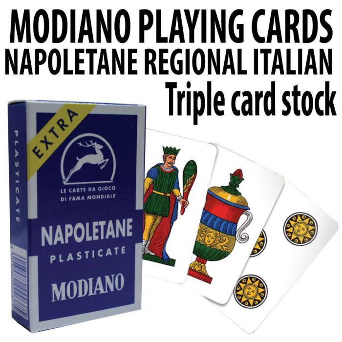 Italian Regional Playing Cards : Modiano Napoletane 97/31 