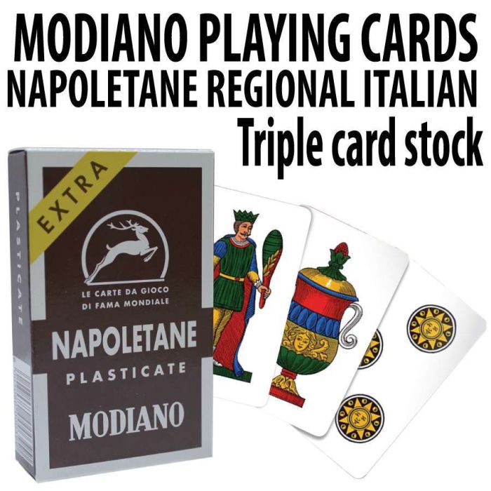 Italian Regional Playing Cards : Modiano Napoletane 97/38