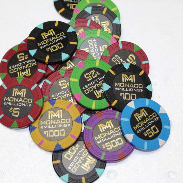 Monaco Millions Chips : 14g Chips : Sold by the roll