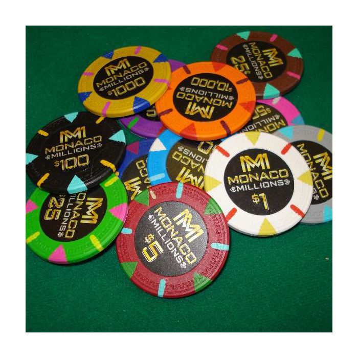 Monaco Millions Chips : 14g Chips : Sold by the roll