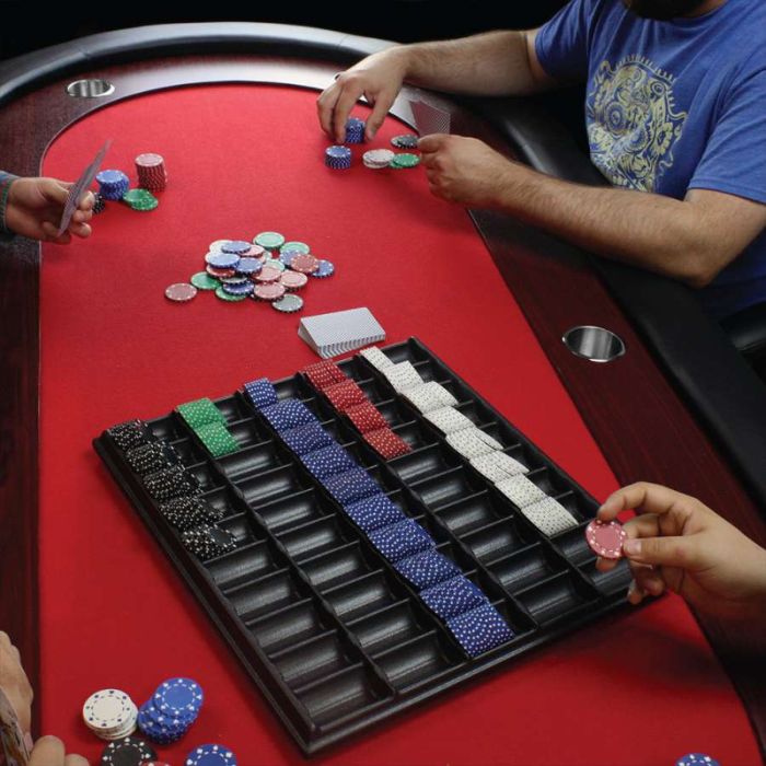 1000 PC Poker Chip Storage Tray Tournament Organizer