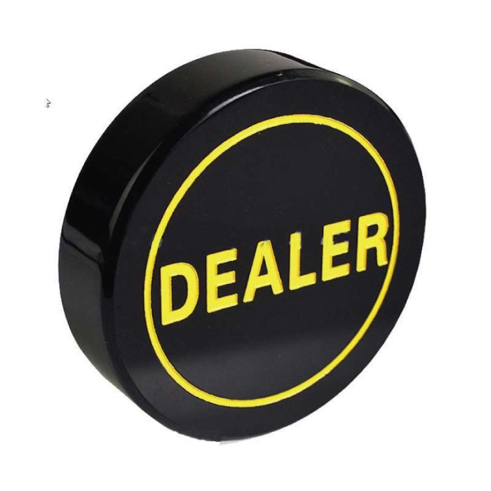 2.75 inch Hockey Puck Style Acrylic Double Sided Dealer Button