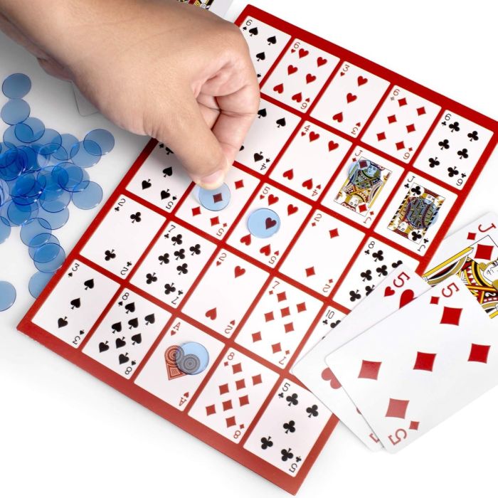 Poker Keno Game Set – 12 Player Boards, 200 Chips & Playing Cards