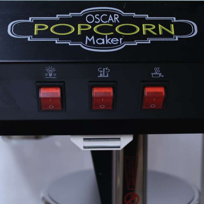 8oz Popcorn machine with cart : 5 Feet BLACK 