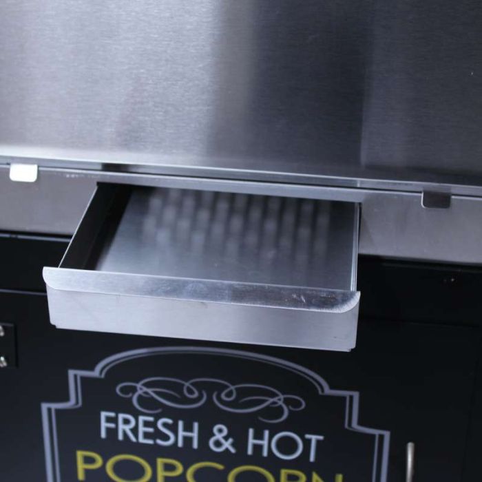 8oz Popcorn machine with cart : 5 Feet BLACK 