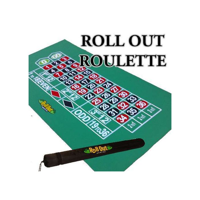 Roll Out Rubber Foam Table Top - Roulette