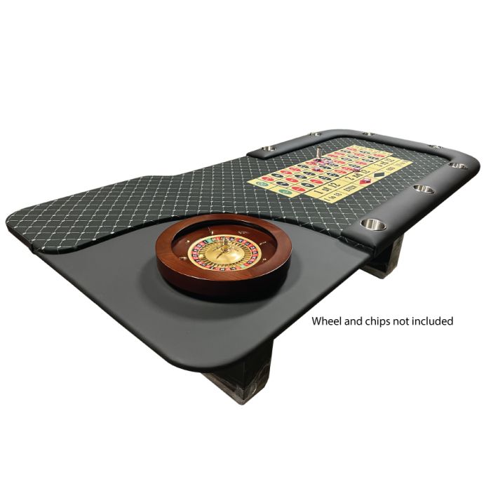 Professional Series Roulette Table with Casino Grade Dye Sub Cloth