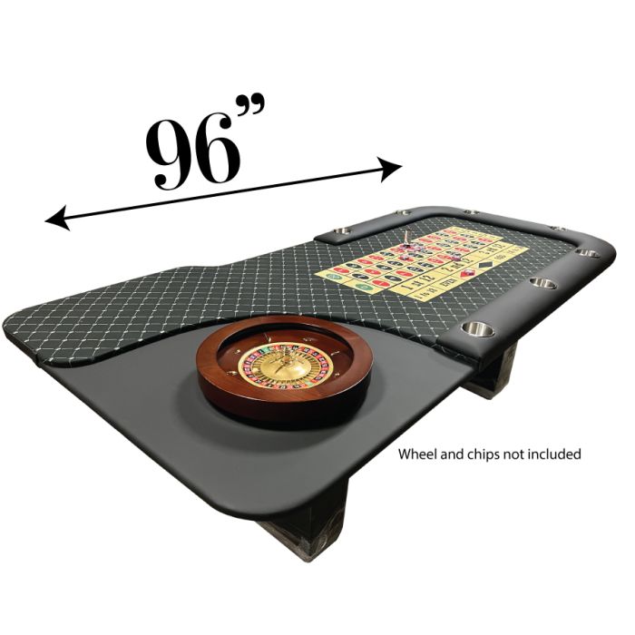 Professional Series Roulette Table with Casino Grade Dye Sub Cloth