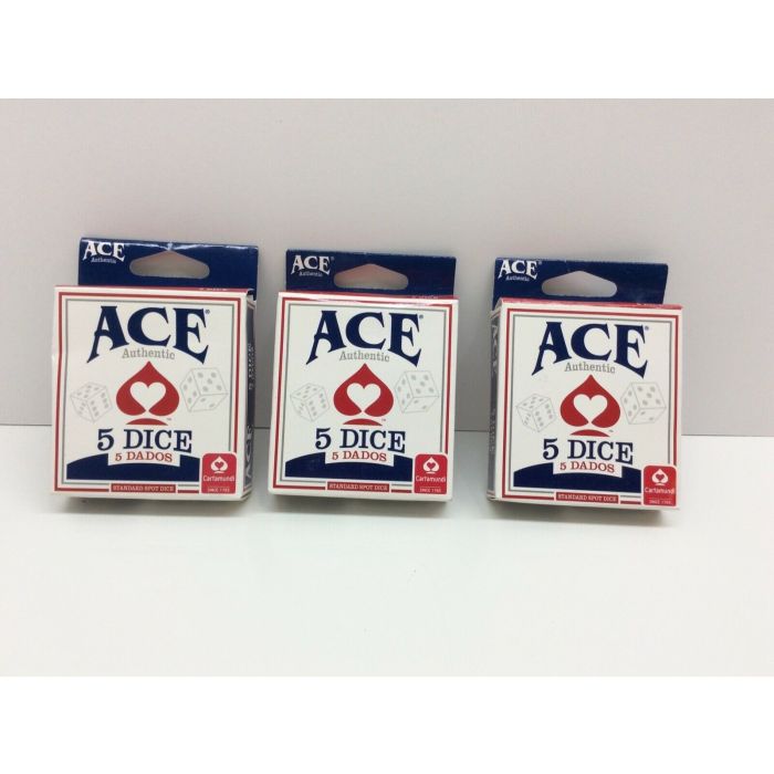 Cartamundi ACE Playing Dice Pack of 15 - 16mm Dice 