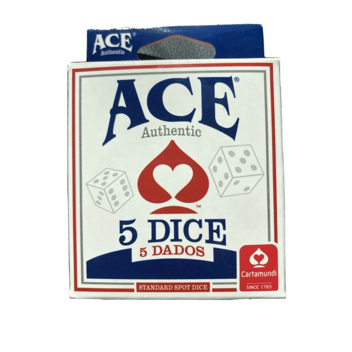 Cartamundi ACE Playing Dice Pack of 15 - 16mm Dice 