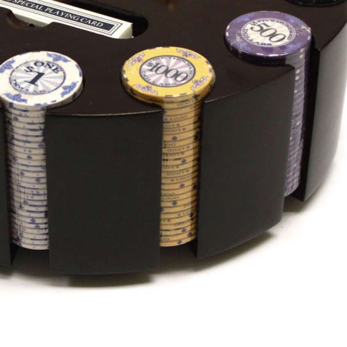 Scroll Ceramic Poker Chips :  Sold by the roll